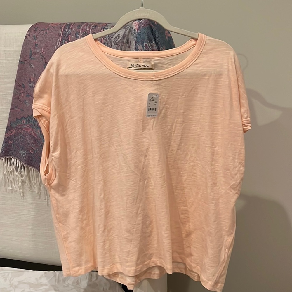 Free people pink top